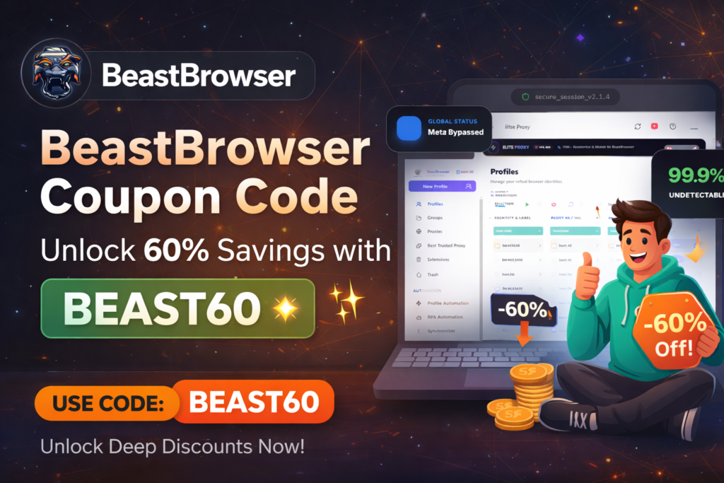 BeastBrowser Coupon Code: Unlock 60% Savings with BEAST60 ✨